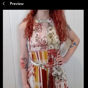 EST.1948 romper hippie style fringe small